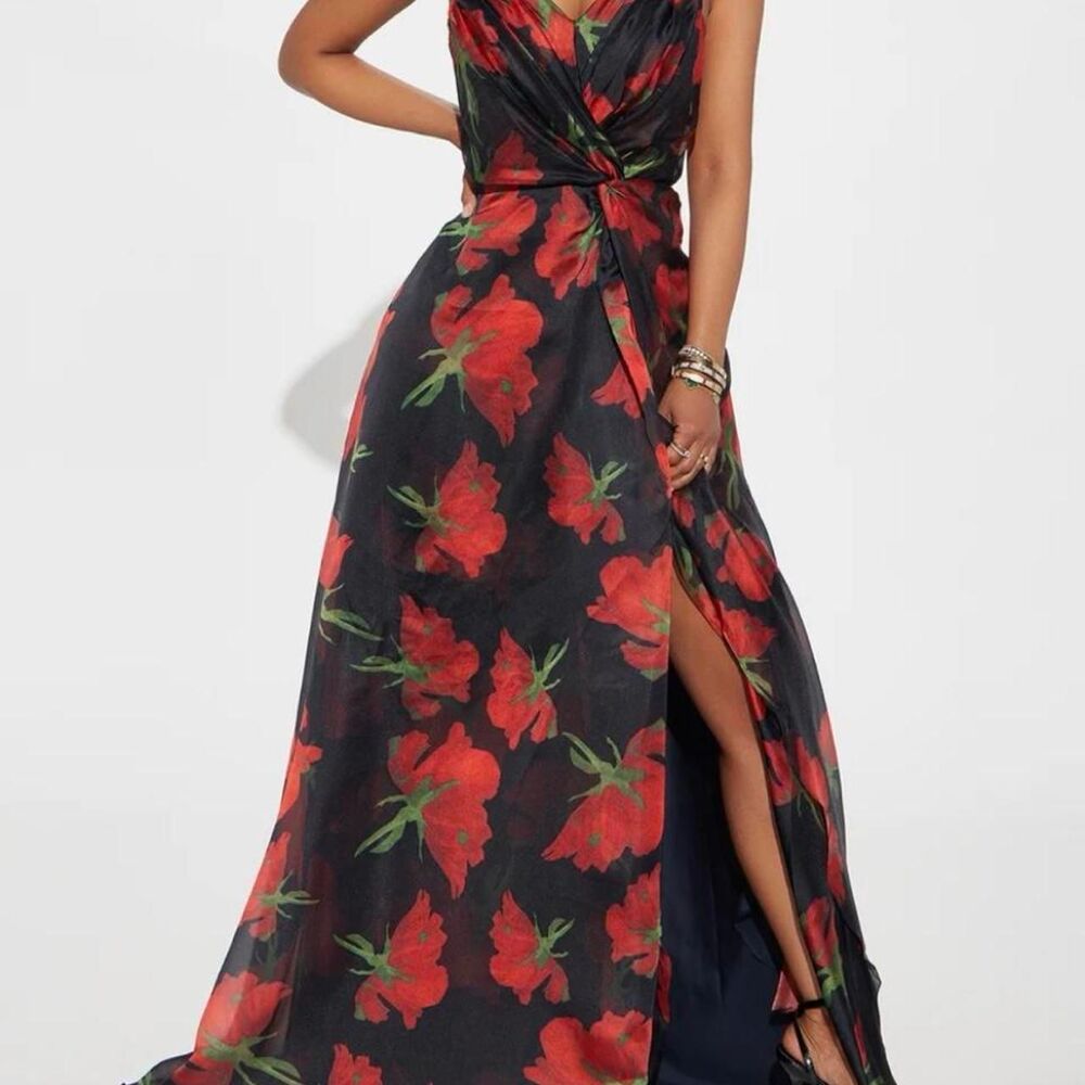 FN Floral Formal Maxi Dress